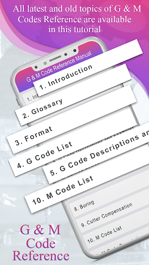 G & M Code - CNC Machine Tools Screenshot 3