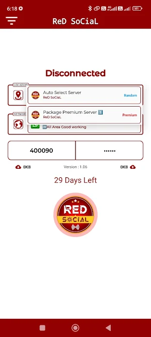 ReD SoCiaL VPN Screenshot 2