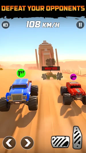 Monster Truck Race - Mega Ramp screenshot 7