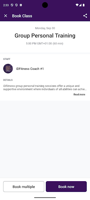 iDFITNESS Screenshot 2