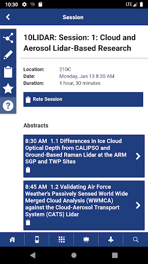 AMS Annual Meetings Screenshot 2
