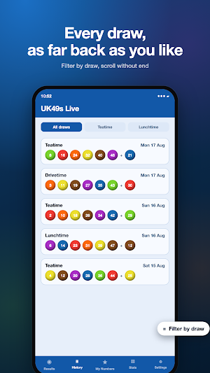 UK49s Live Results Screenshot 2