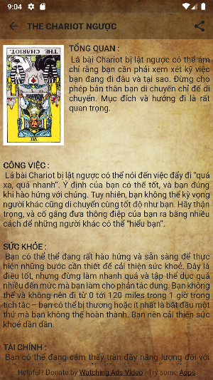 Bói bài tarot Screenshot 1