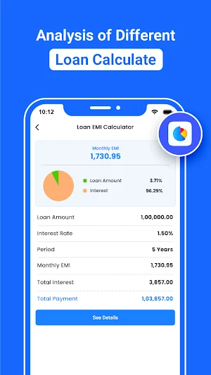 EMI Calculator - Loan Planner Screenshot 2