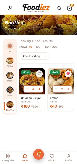 Foodiez Screenshot 1
