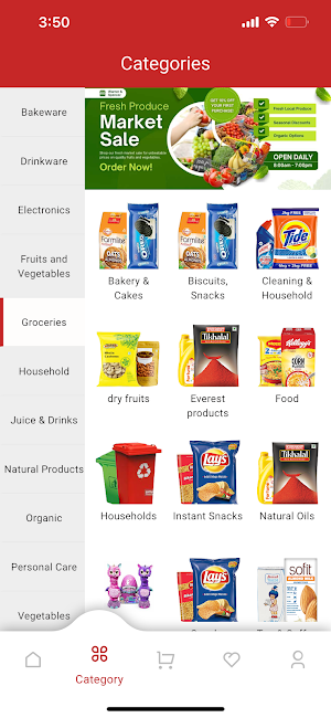 Grocery Screenshot 2