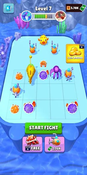 Deep Sea Wars-Merge Evolution Screenshot 0