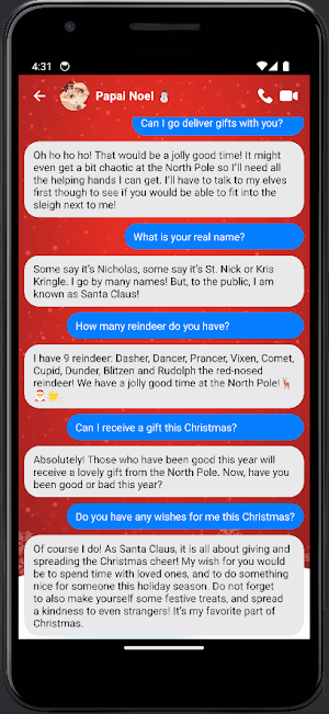 Fake Video - Santa Prank Call Screenshot 3