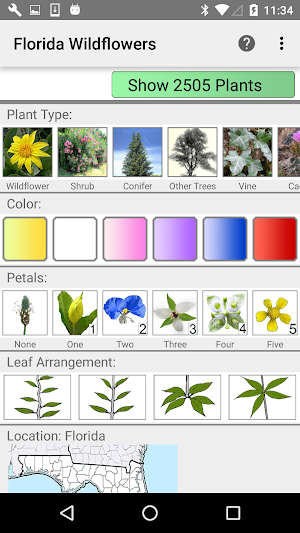 Florida Wildflowers Screenshot 0