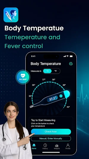 Body Temperature・Fever Checker Screenshot 0