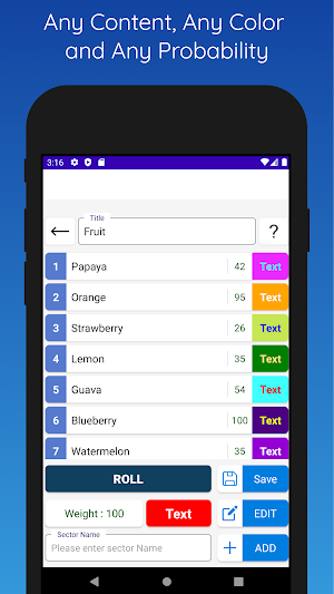 Wheel Roll Game Screenshot 0