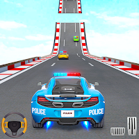 Police Mega Ramp Car game: Racing car stunts 3d