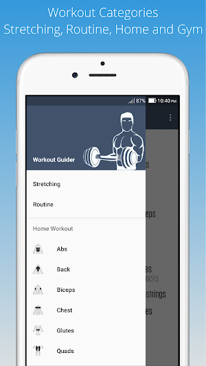 Workout Guider - Home Workout and Gym Workout Screenshot 1