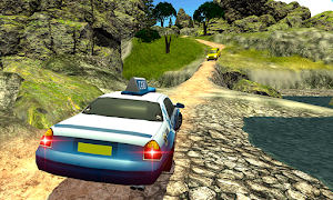 Offroad Real Taxi Car Simulator- Hill Cab Driver Screenshot 2