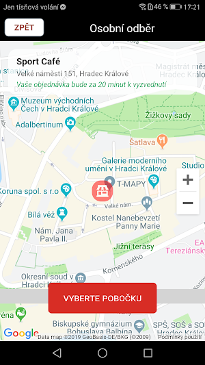 Sport café Hradec Králové Screenshot 1