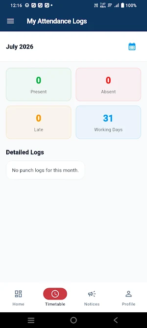 SSSPS Staff App Screenshot 3