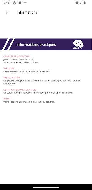 Ant Congrès - RNC Screenshot 3