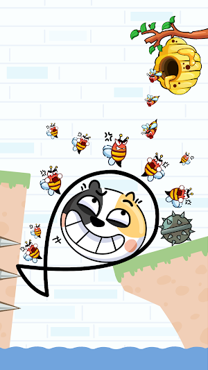 Doge and Bee: Draw to Save Screenshot 0
