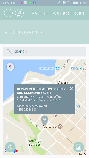 Rate the Public Service Screenshot 3