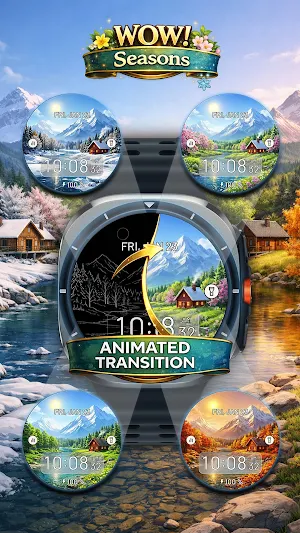 WOW! Seasons Watch Face Screenshot 0