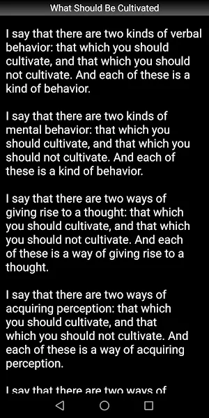 What Should Be Cultivated Screenshot 2