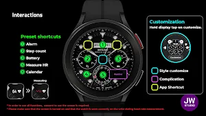 JW072 jwstudio watchface Screenshot 1