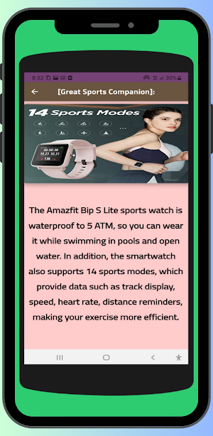 Amazfit Bip S Lite guide Screenshot 1