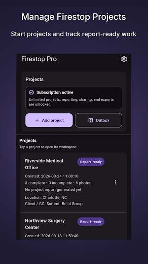 Firestop Pro Screenshot 1