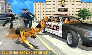 Police Dog Chasing: Crime City Simulator Screenshot 1