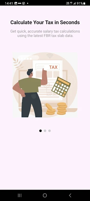 Income Tax Calculator Pakistan Screenshot 0