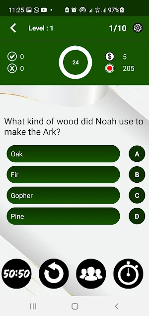 Church Bible Quiz Screenshot 2