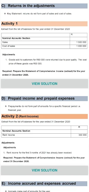Accounting Reloaded Grade 12 Screenshot 3