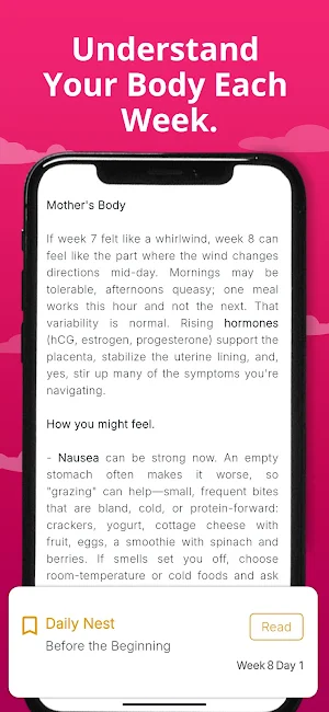 Nest: Pregnancy & Baby Tracker Screenshot 2