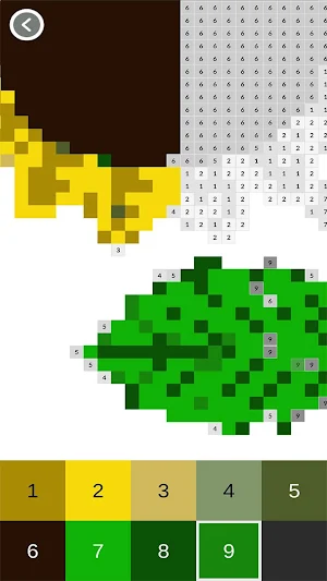 SunFlower Color by Number-Flower PixelArt Coloring Screenshot 3