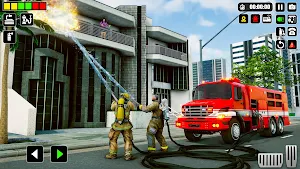 911 Firefighter Fire Truck 3d Screenshot 2