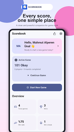 Score Book Screenshot 0