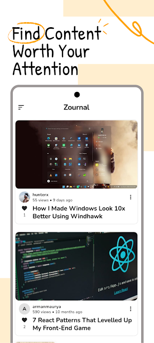 Zournal Screenshot 1
