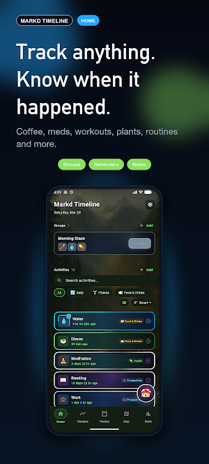 Markd Timeline Screenshot 0