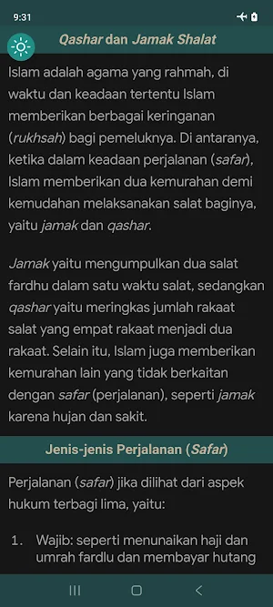 Sholat Jama dan Qashar Screenshot 3