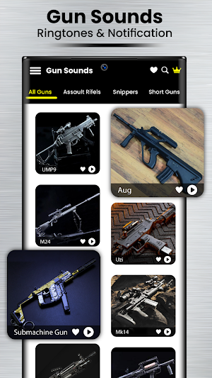 Weapons & Gun Sound Ringtones Screenshot 3
