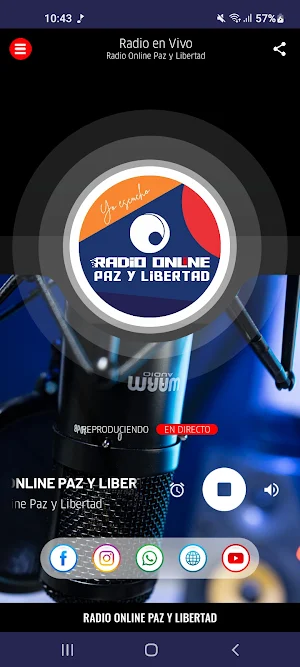 Radio Online Paz y Libertad Screenshot 0