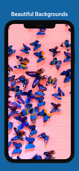 Aesthetic Butterfly Background Screenshot 0