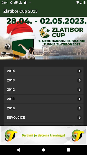 Zlatibor Cup Screenshot 1