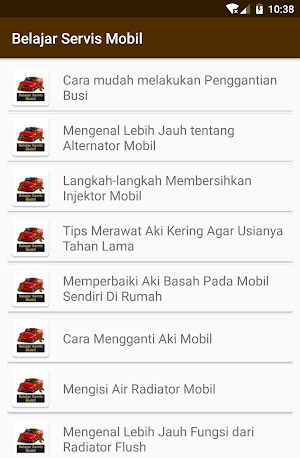 Belajar Servis Mobil Screenshot 3