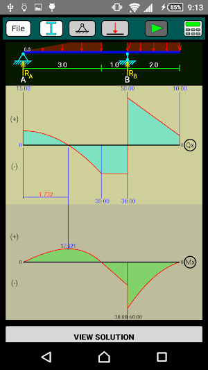 Bending Moment Diagram (pro) Screenshot 3