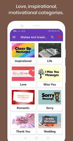 Wishes & Greetings - Share Images & Text Wishes Screenshot 2