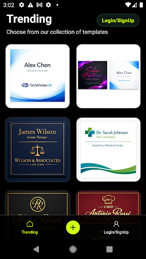 AI Business Card Maker. Create Screenshot 1