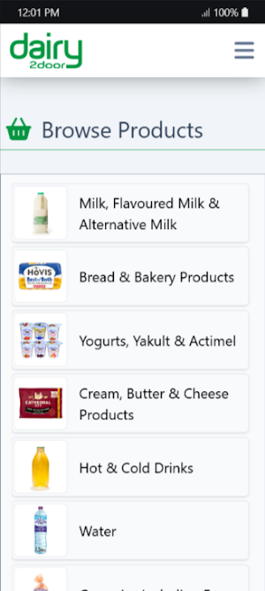 Dairy2Door Screenshot 1