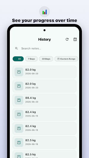 WeighPath - Weight Tracker Screenshot 2