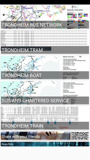 TRONDHEIM BUS TRAM BOAT MAP Screenshot 0